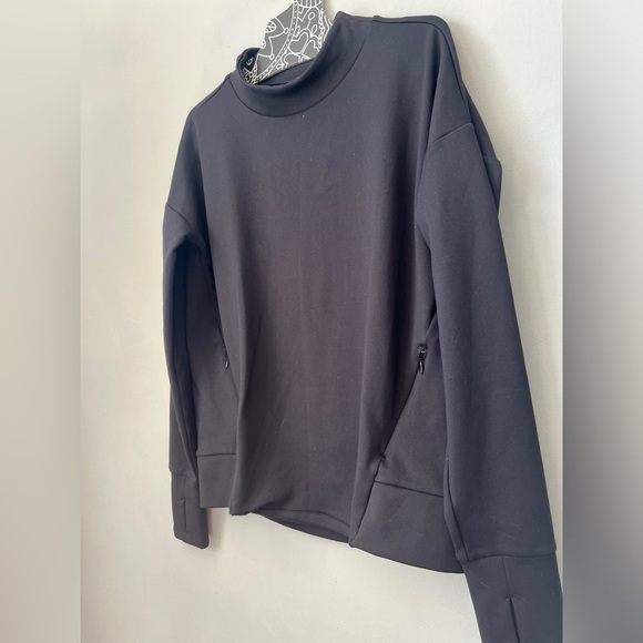 Athleta Denali Pullover Mock Neck Sweatshirt, Size XS - Picture 4 of 7